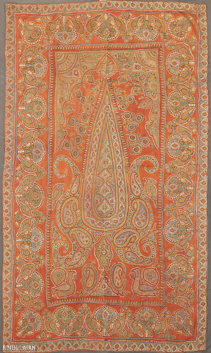 Antique Persian Kerman Textile n°:47344359